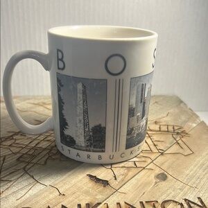 Starbucks Barista Boston Vintage City Scenes Series 2003 Drinking Mug